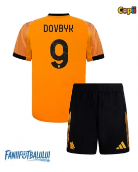 AS Roma Artem Dovbyk #9 Echipament de Fotbal Replică 2025-26 Copii Deplasare (+ Șorturi)